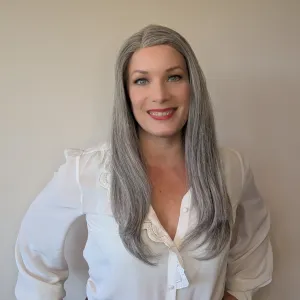 Lace Front Human Hair Wig | 14"/20" Light Grey