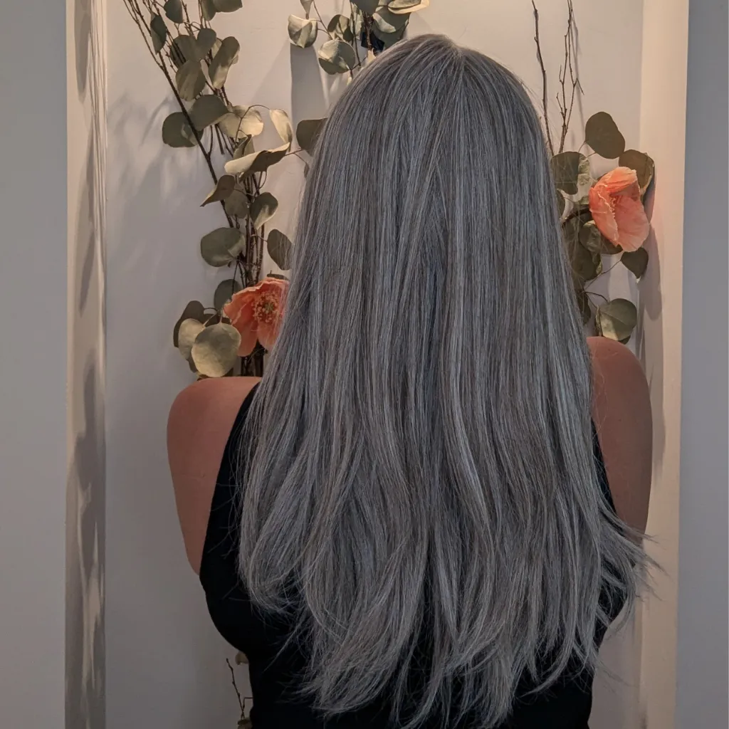 Lace Front Human Hair Wig | 14"/20" Light Grey