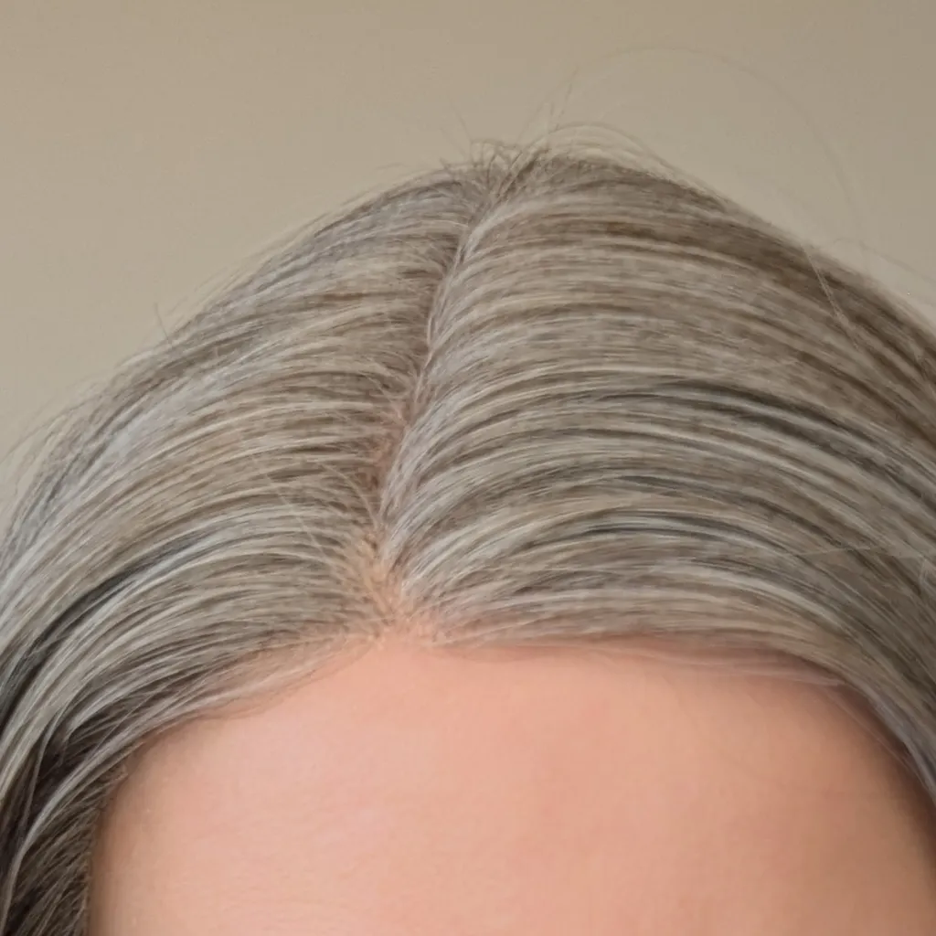 Lace Front Human Hair Wig | 14"/20" Light Grey