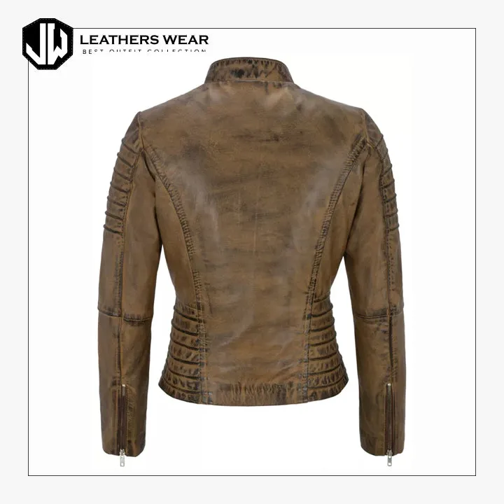 Ladies Biker Jacket