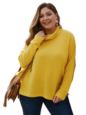 Large Size Women's Sweater Autumn and Winter Long-sleeved Shirt