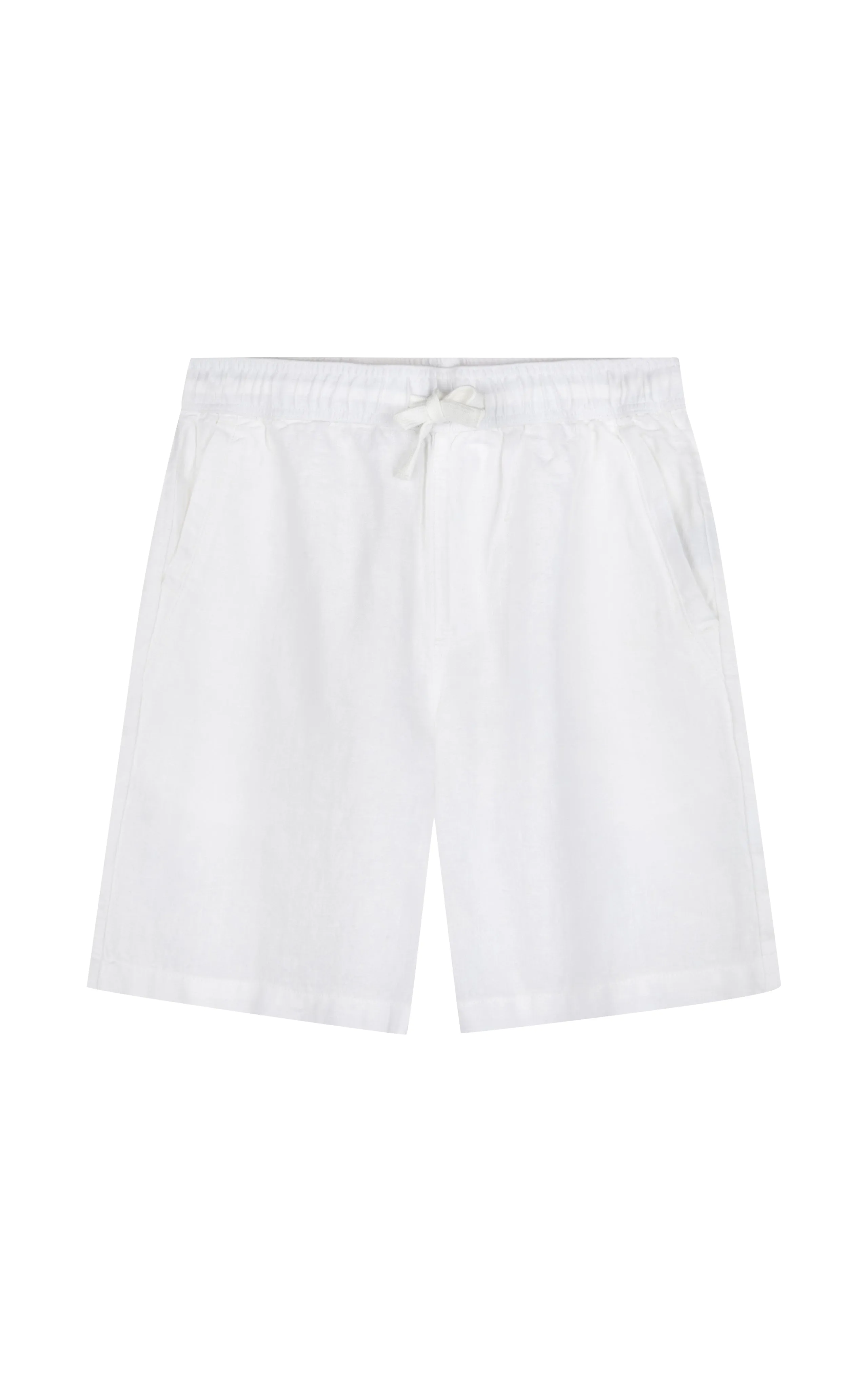 LAVENTO LINEN SHORT - WHITE