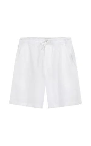 LAVENTO LINEN SHORT - WHITE