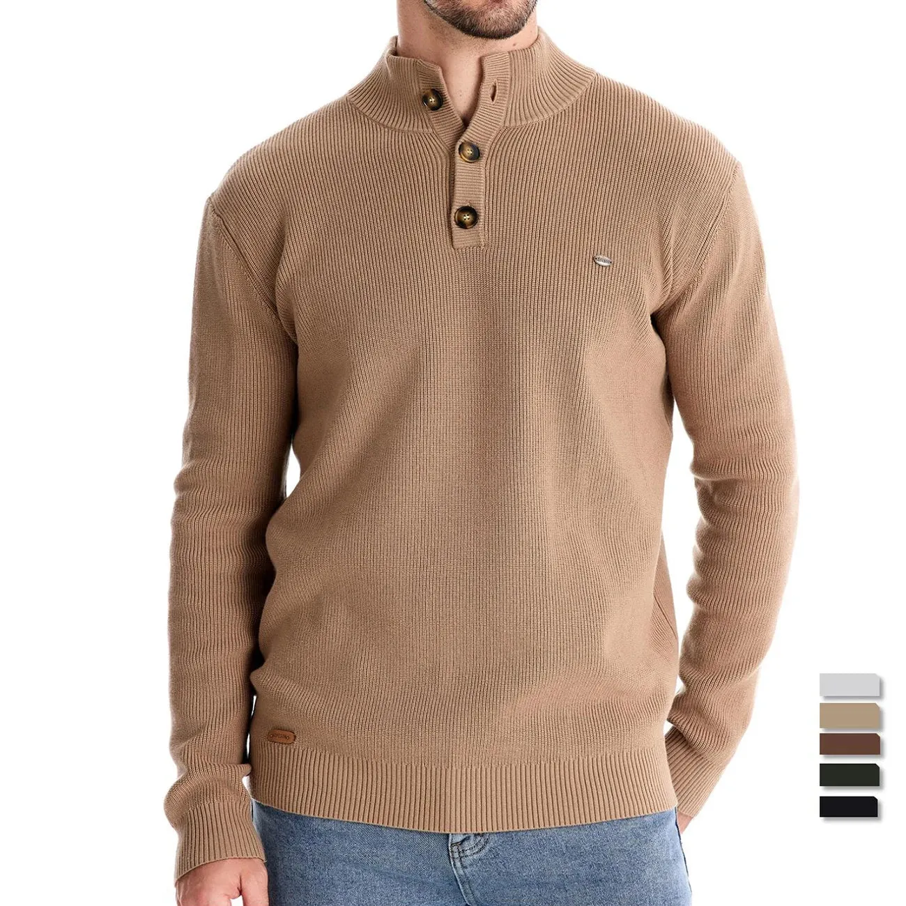 Lawson™ | Men's Sweater with Button Design