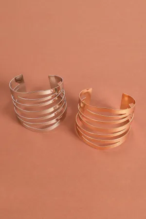 LAYERED CUFF BRACELET