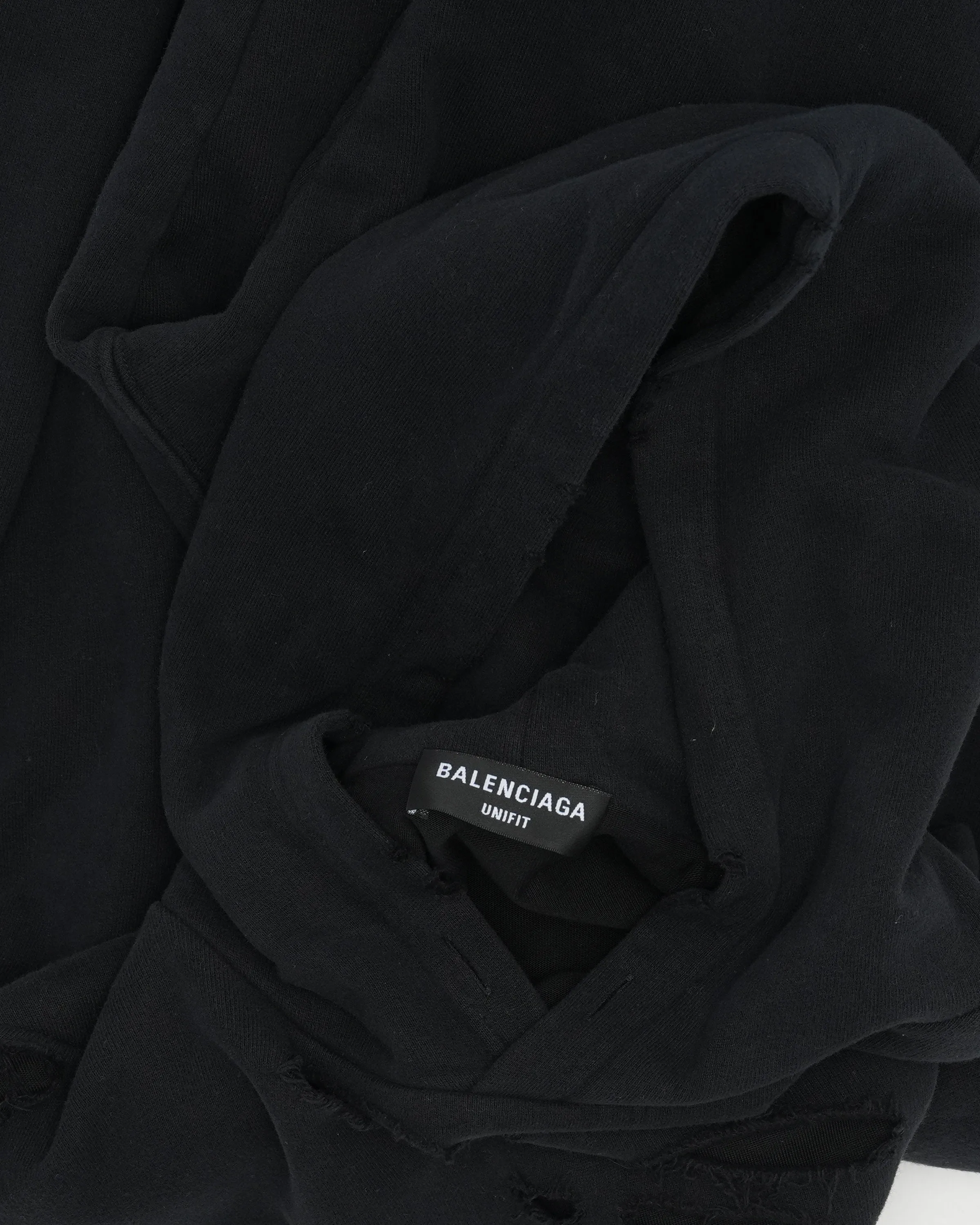 Layered Distressed Hoodie