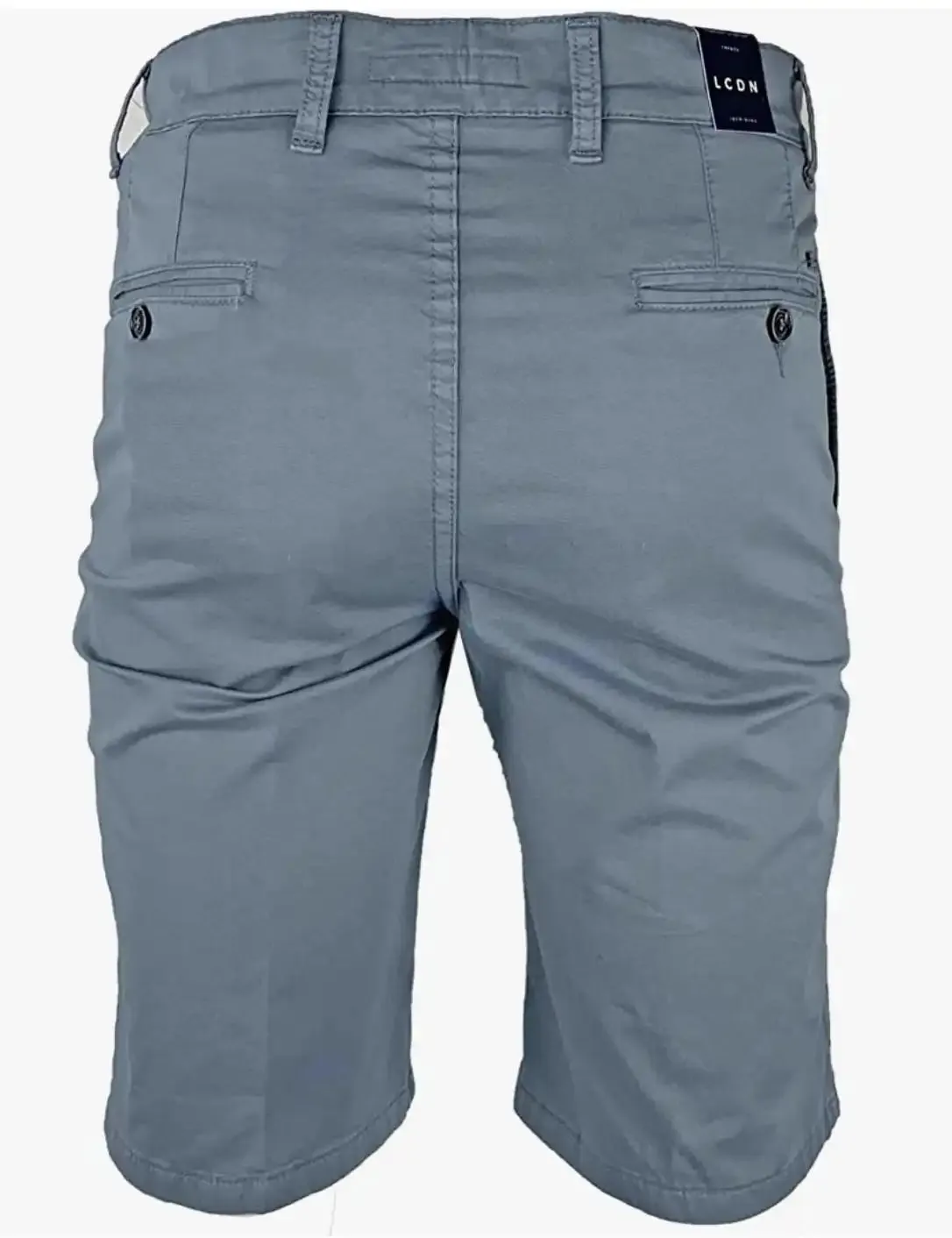 LCDN Men's Chino Shorts Stretch Fit Blue