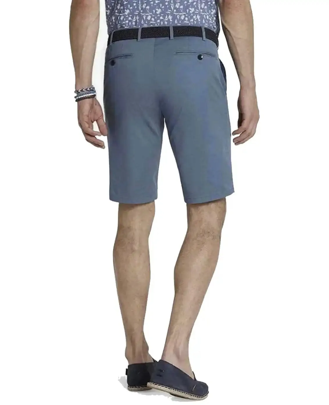 LCDN Men's Chino Shorts Stretch Fit Blue