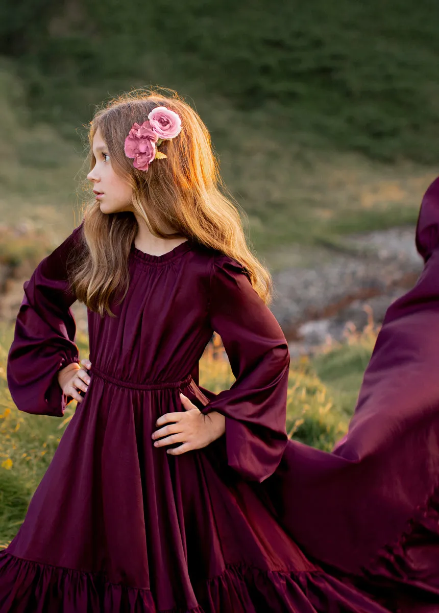 Leana Impact Dress in Plum
