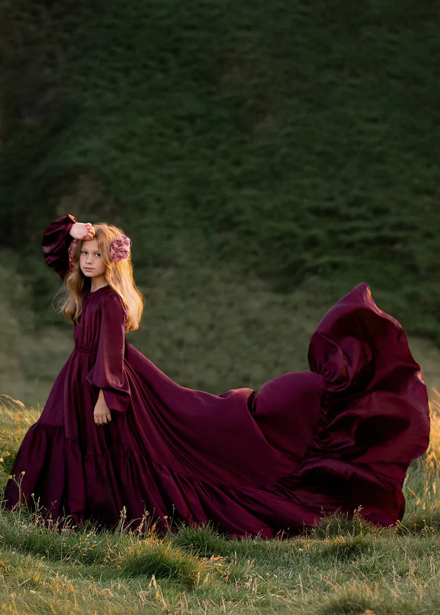 Leana Impact Dress in Plum