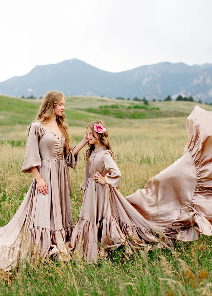 Leana Impact Dress in Stone