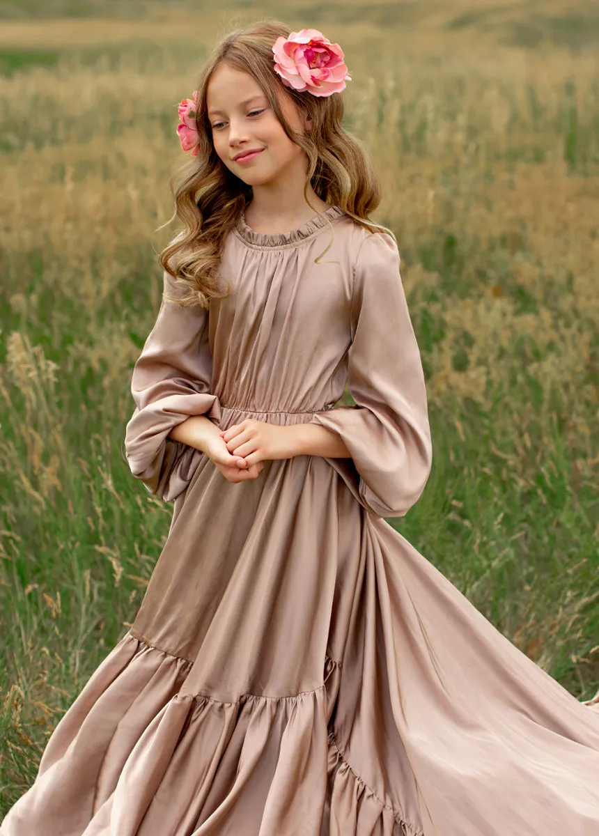 Leana Impact Dress in Stone