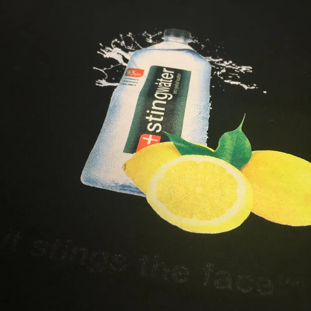 Lemon sting t shirt black
