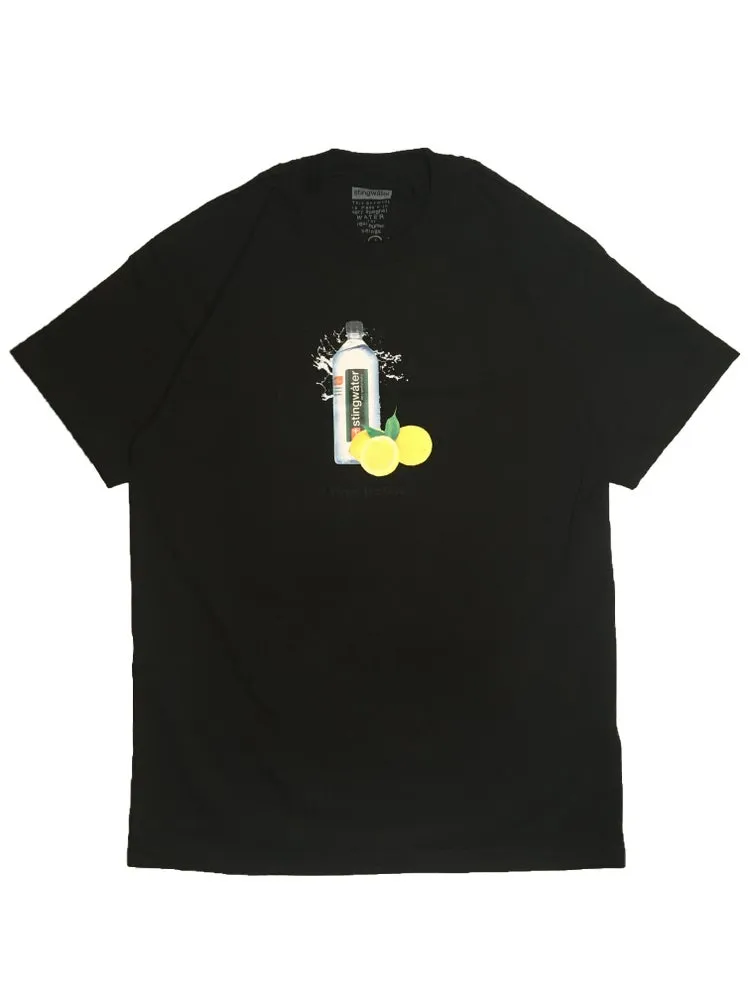 Lemon sting t shirt black