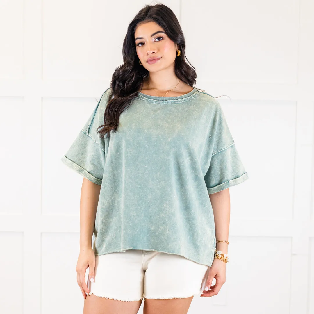Let's Have Fun Top, Ash Blue