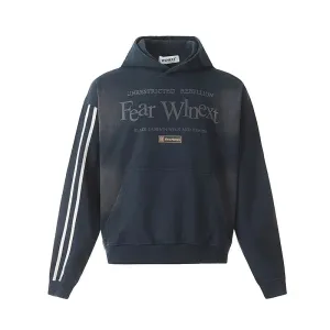 Letter Print Hooded Sweatshirt
