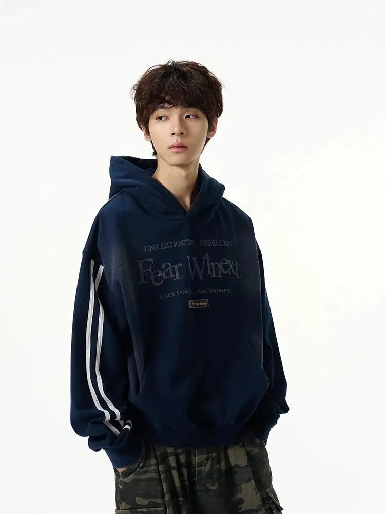 Letter Print Hooded Sweatshirt