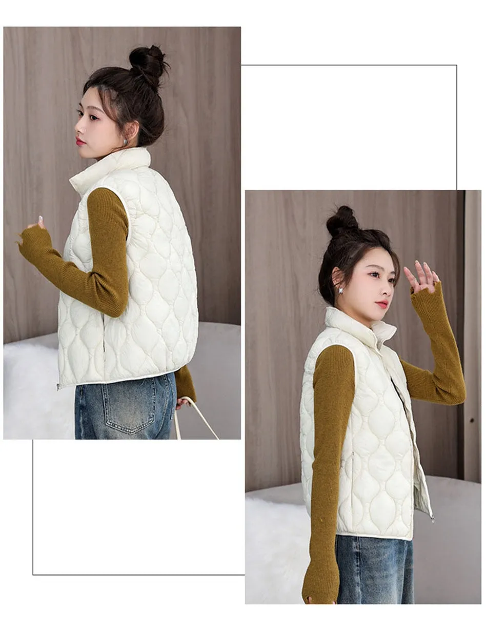 Lightweight and Fashionable Quilted Puffer Vest for Casual Wear