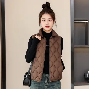 Lightweight and Fashionable Quilted Puffer Vest for Casual Wear