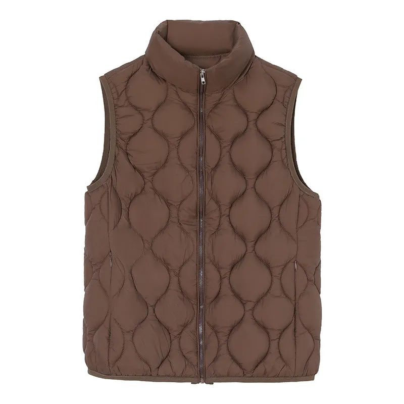 Lightweight and Fashionable Quilted Puffer Vest for Casual Wear
