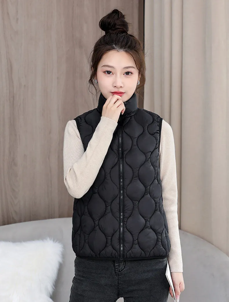Lightweight and Fashionable Quilted Puffer Vest for Casual Wear