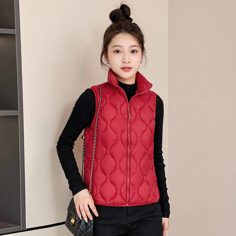 Lightweight and Fashionable Quilted Puffer Vest for Casual Wear
