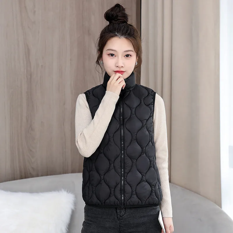 Lightweight and Fashionable Quilted Puffer Vest for Casual Wear
