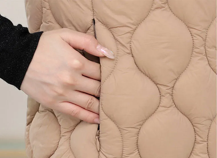 Lightweight and Fashionable Quilted Puffer Vest for Casual Wear