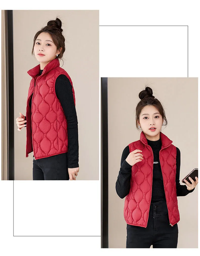 Lightweight and Fashionable Quilted Puffer Vest for Casual Wear