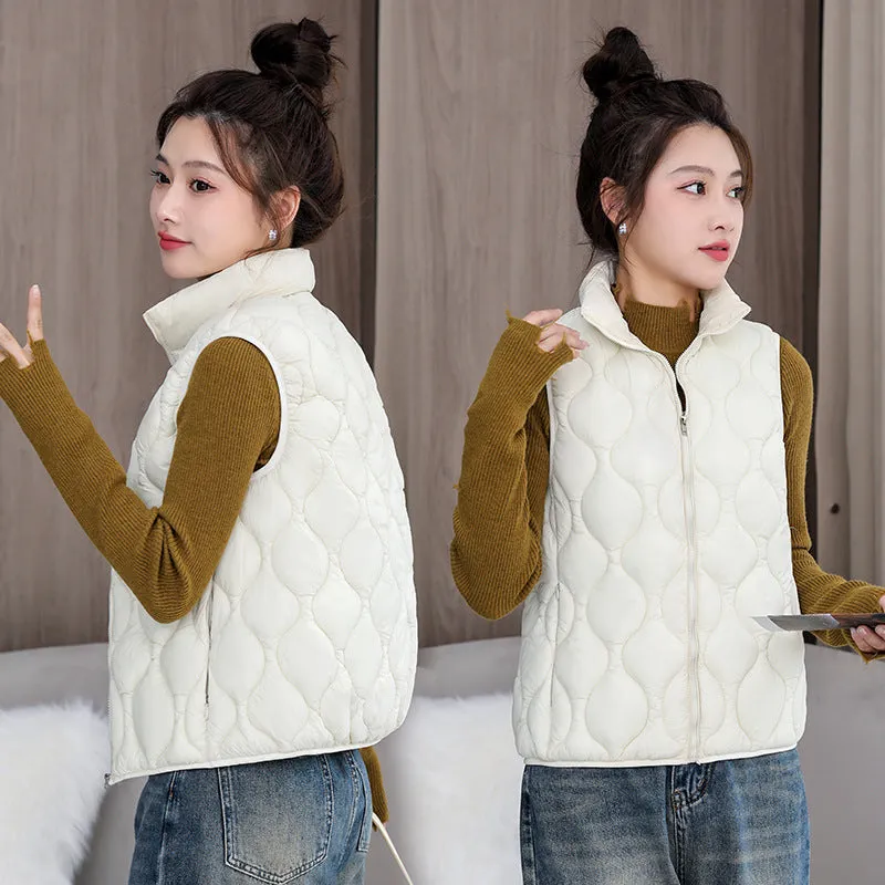 Lightweight and Fashionable Quilted Puffer Vest for Casual Wear