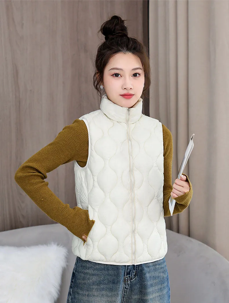 Lightweight and Fashionable Quilted Puffer Vest for Casual Wear