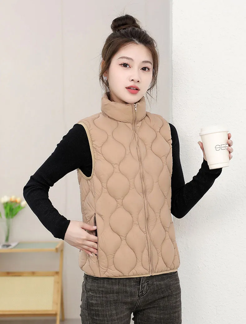 Lightweight and Fashionable Quilted Puffer Vest for Casual Wear