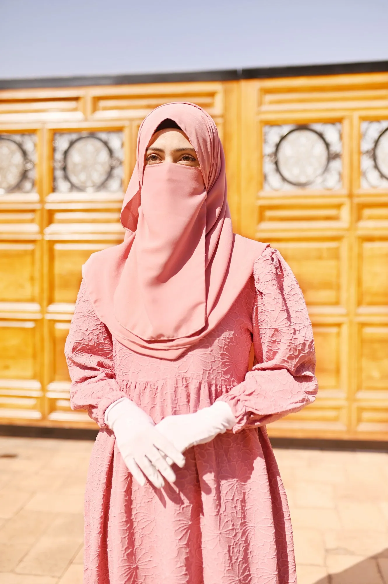 Lily Textured Maxi Dress - Candy Pink