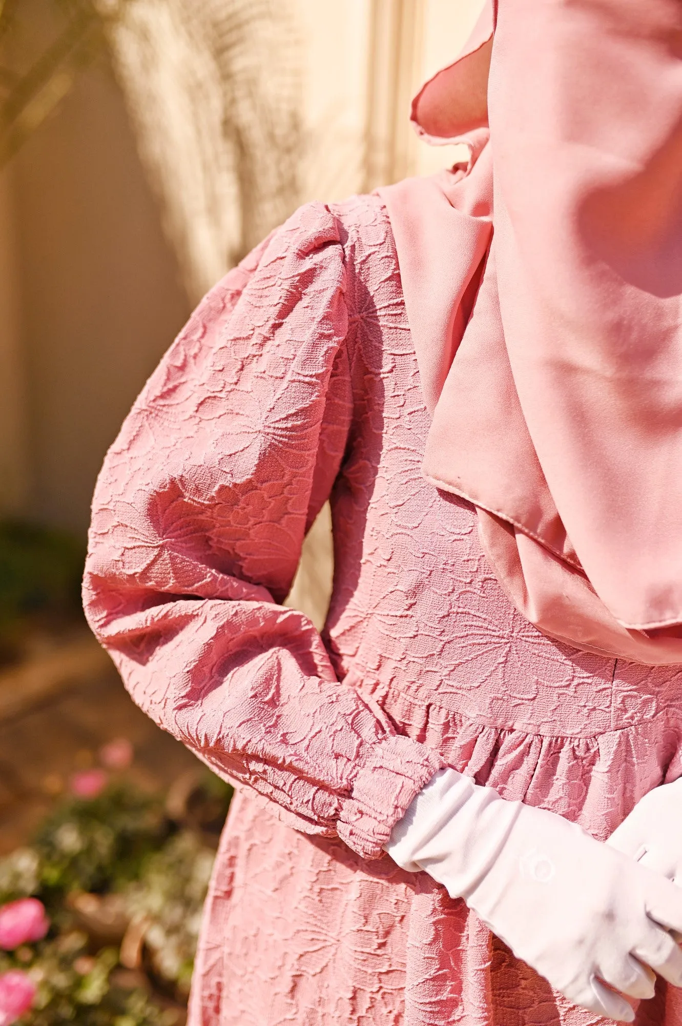 Lily Textured Maxi Dress - Candy Pink
