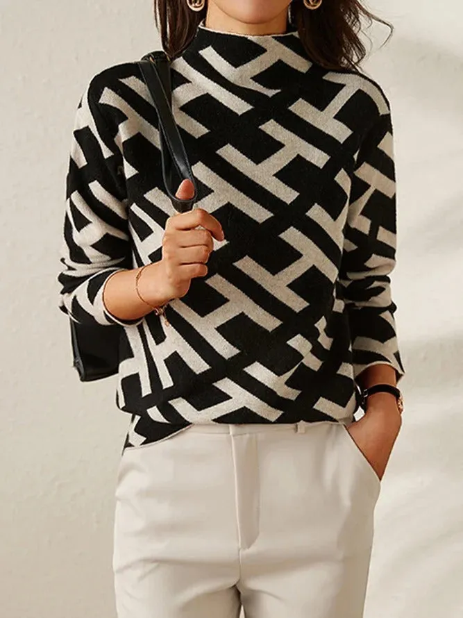 Lissie | Beautiful Geometric Sweater