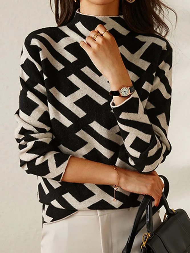 Lissie | Beautiful Geometric Sweater