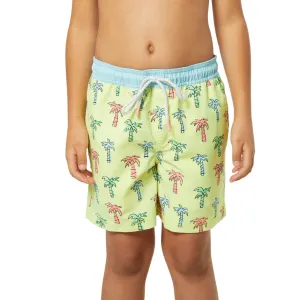 Little Trees Yellow Boys Party Short