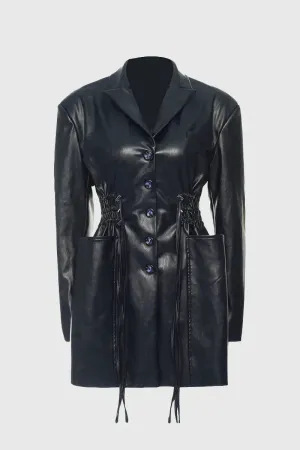Long jacket with pockets, Amelia