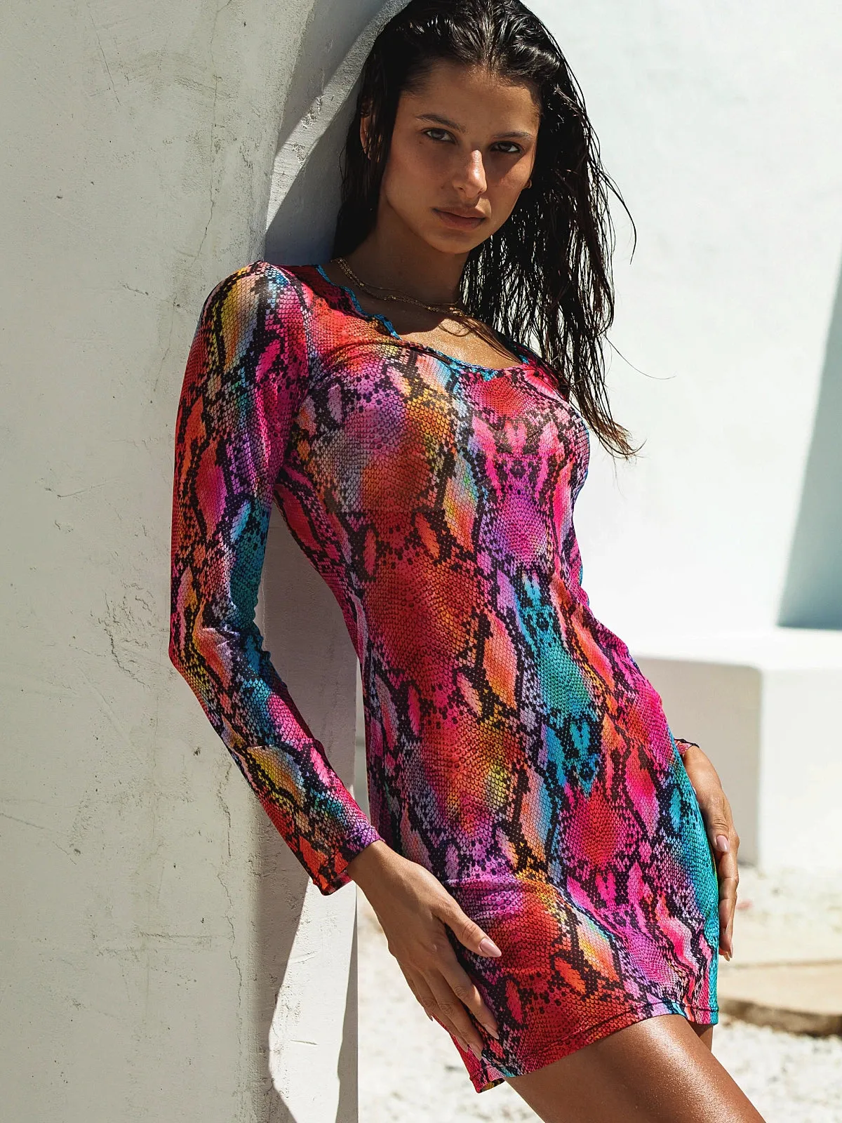 Long Sleeve Mini Dress