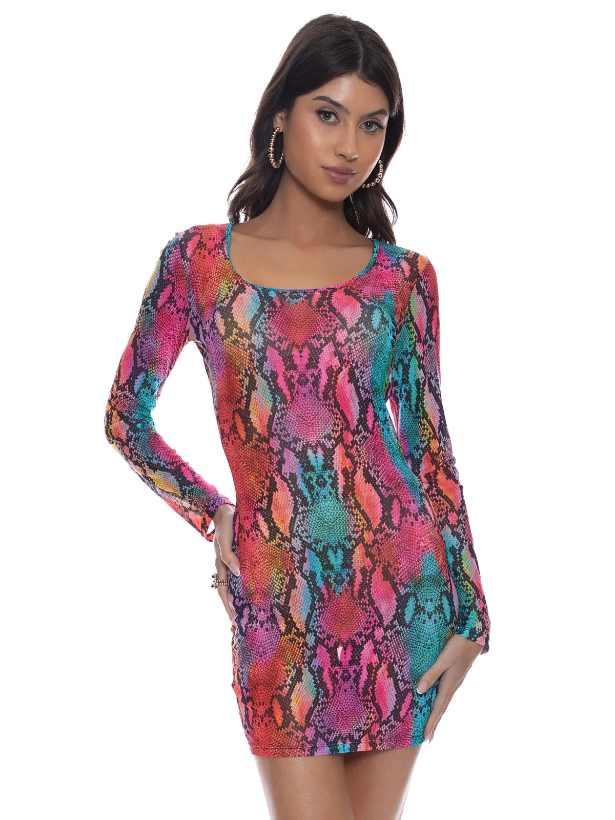 Long Sleeve Mini Dress