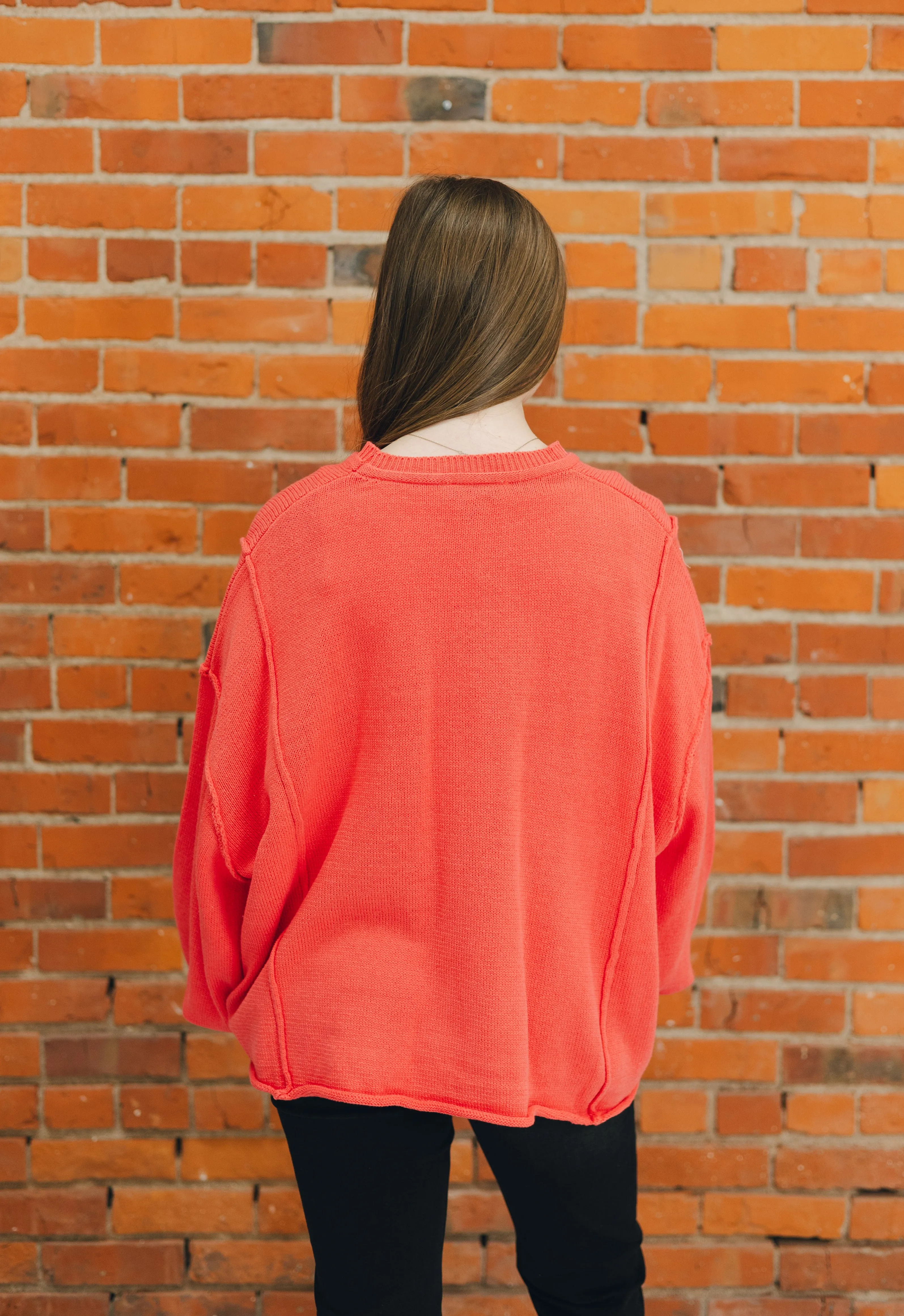 Long Sleeve Sweater w/ Pockets