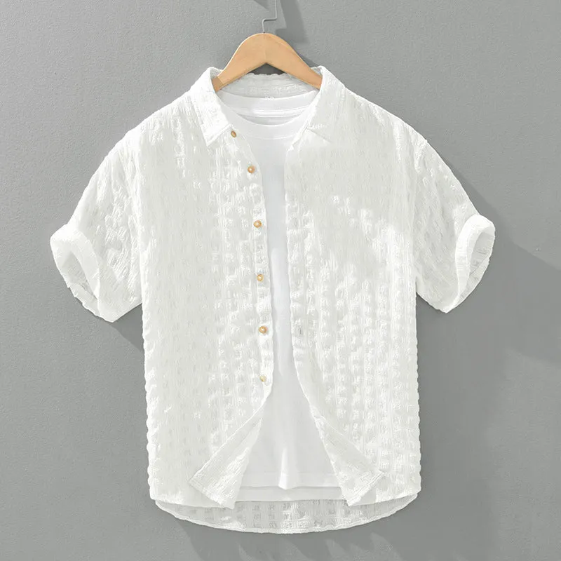 Lorenzo Vitali Lido Textured Shirt