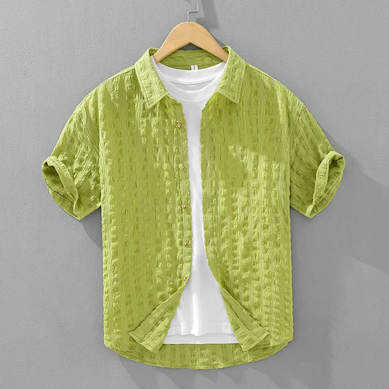 Lorenzo Vitali Lido Textured Shirt