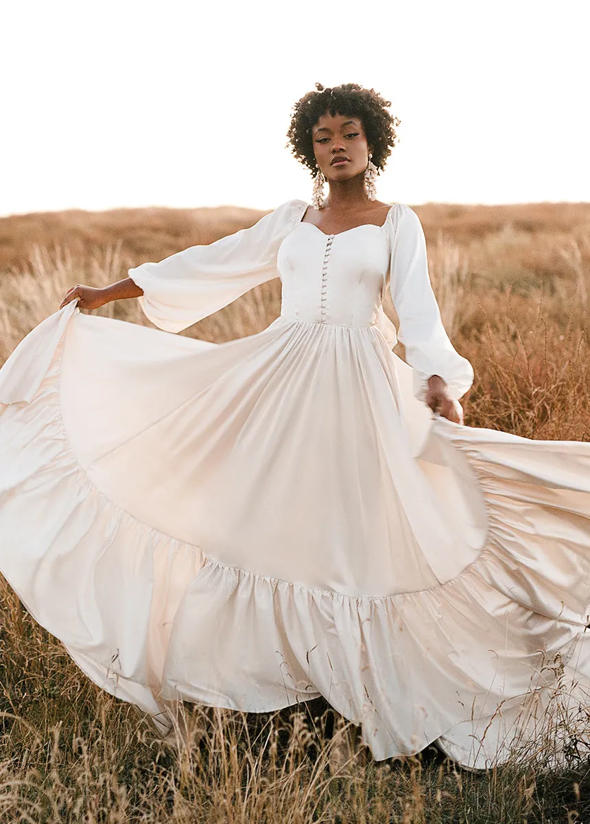 Lorna Impact Dress in Cream