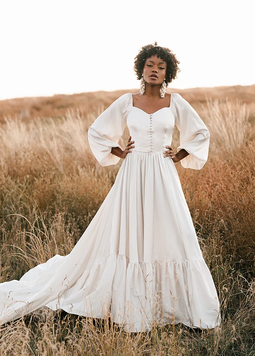 Lorna Impact Dress in Cream