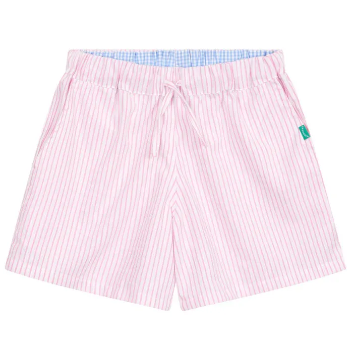 Loungers Saola Womens short shorts - pink stripe