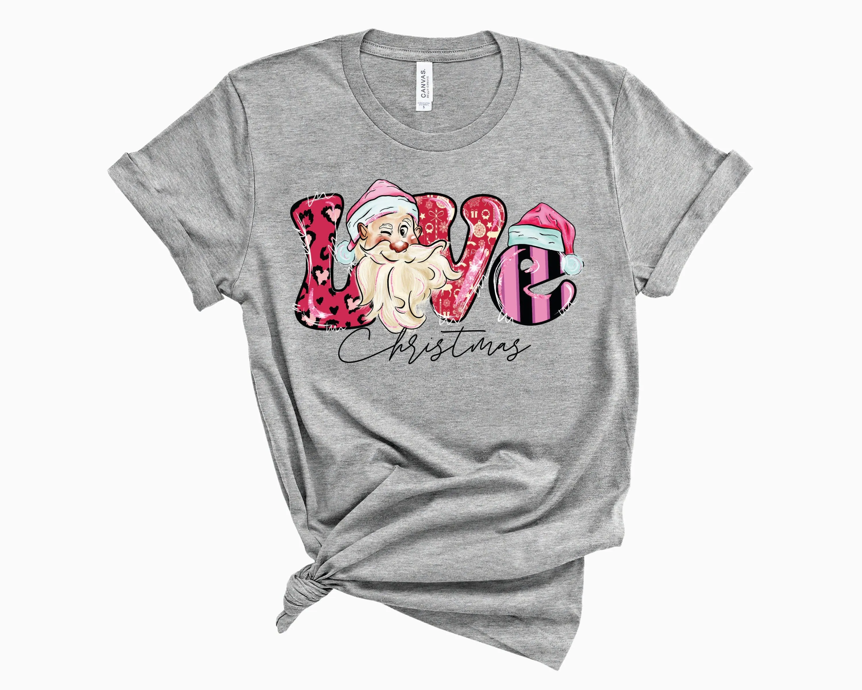 Love Christmas Doodle Unisex Graphic Tee - Sizes for the Entire Family!