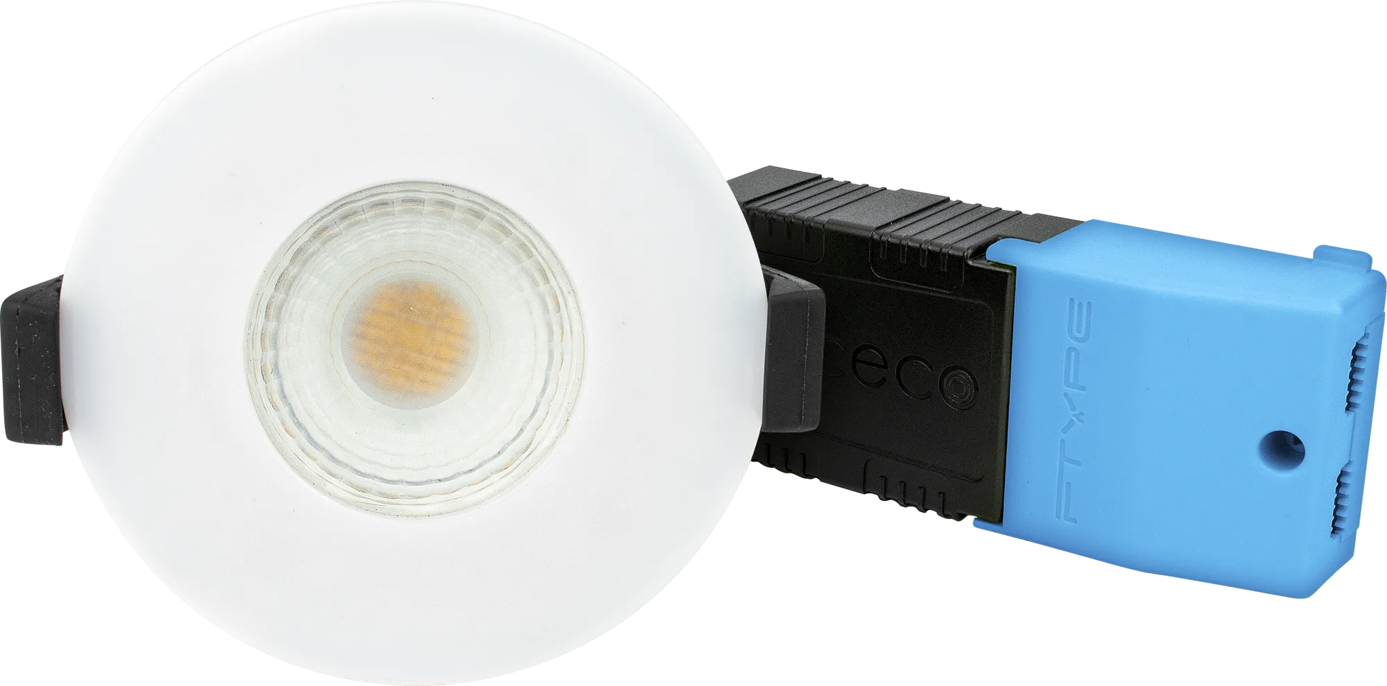 Luceco Smart EFCF60WSMT FType Compact Flat 6W CCT & RGB IP65 Downlight