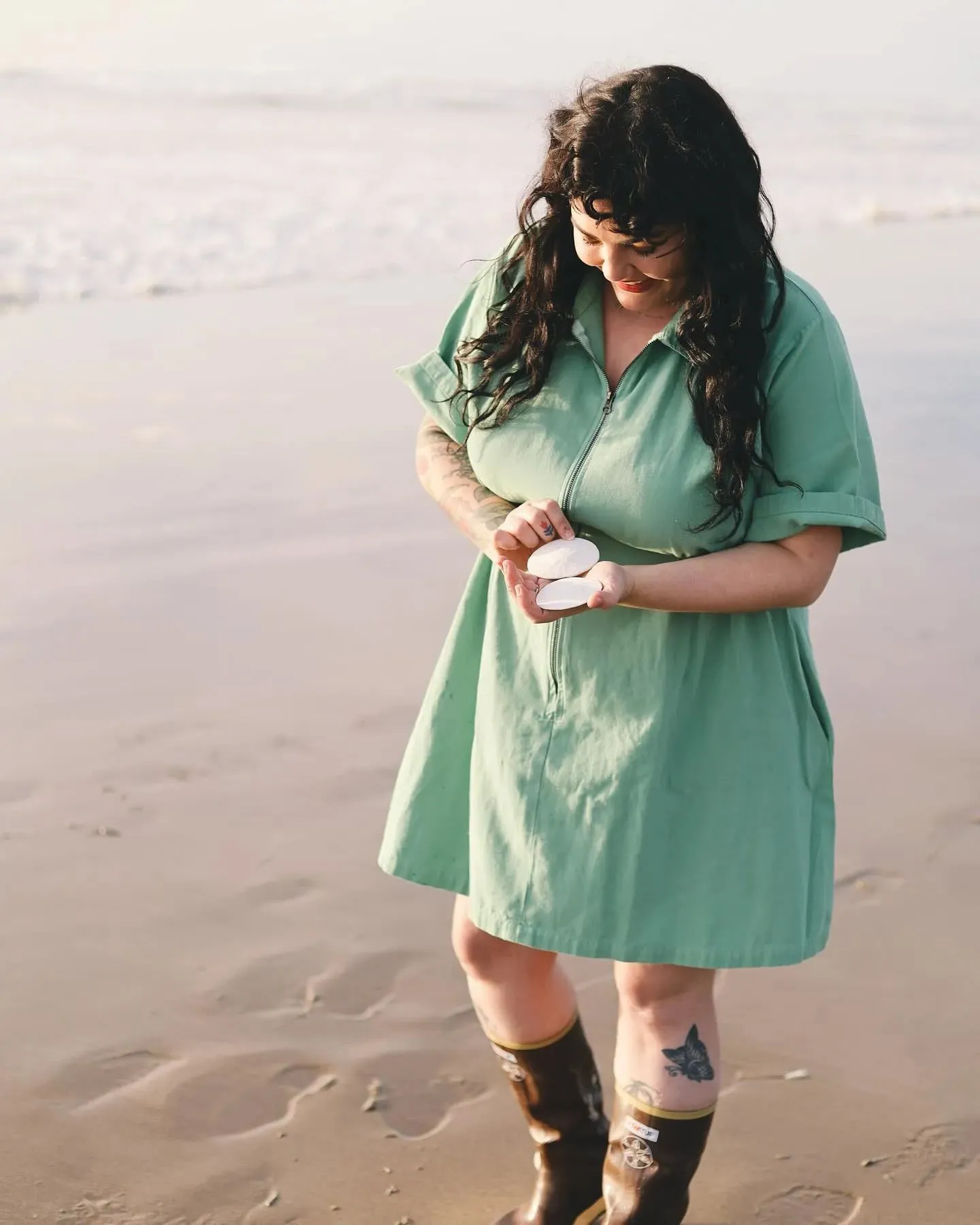 Ludmila | Utility dress with cinch zipper
