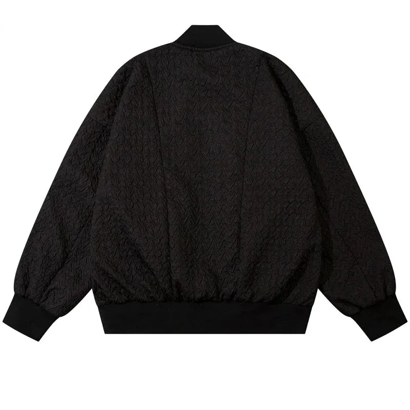 MA1 Quilted White Bomber Jacket